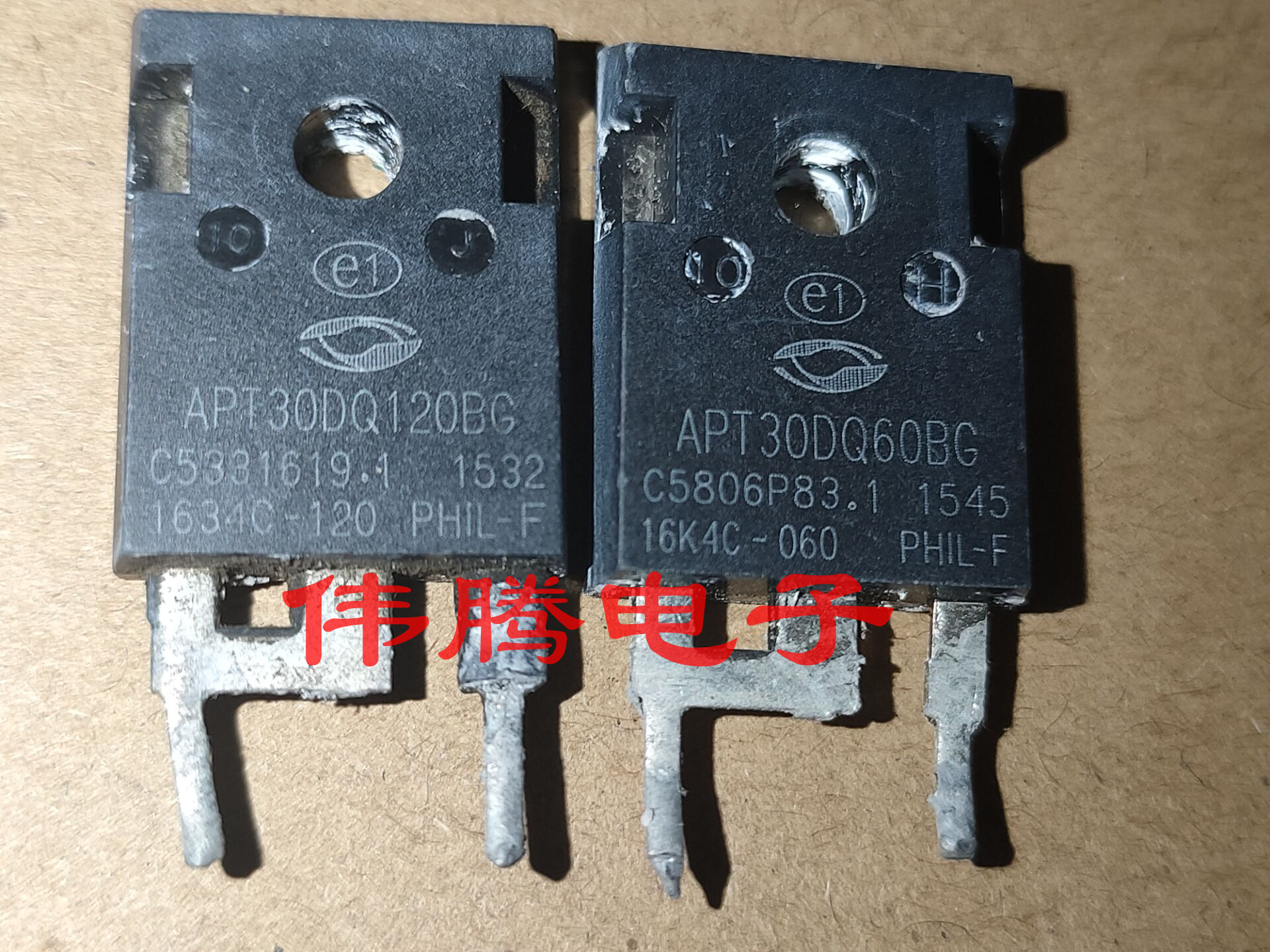 APT30DQ60BG APT30DQ120BG 30D60快恢复二极管 测好发货 质量保证