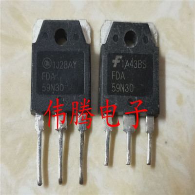 原装进口拆机 FDA59N30 大功率逆变器MOS管 300V 59A 测试好发货