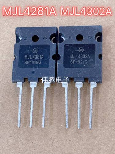 全新 MJL4281A MJL4302A 音频功放配对管 直插TO-3PL 一对价