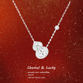 「璀璨葫芦」s999纯银项链女轻奢小众设计高级感锁骨链生日送礼物