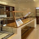 蛋糕展示柜甜品展示柜玻璃柜面包展柜 面包柜面包展示柜烘焙店日式