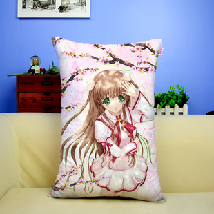 动漫Rewrite周边抱枕游戏key二次元午睡靠枕靠垫定制生日礼物包邮