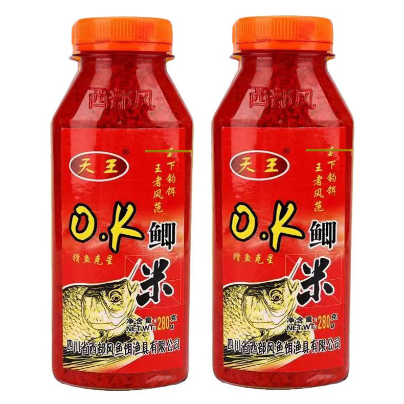 西部风天王ok鲫米打窝料野钓鲫鱼鲤鱼酒米窝料通杀黑坑鱼饵添加剂