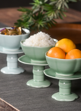 青瓷供奉供碗新中式佛堂寺庙