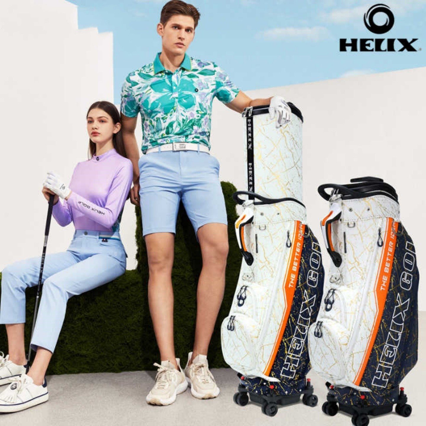 HELIX喜力克斯高尔夫航空托运球包万向轮防水耐磨golf男女士球包