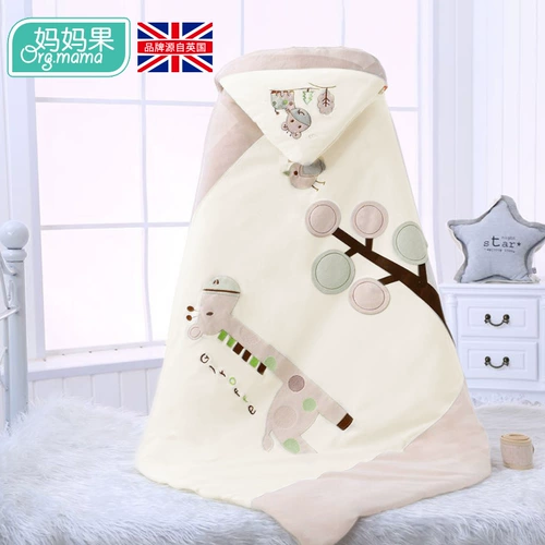 Хлопковое одеяло для младенца, зимний детский спальный мешок для новорожденных, осеннее, увеличенная толщина