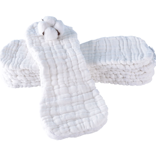 尿片初生婴儿纱布尿布纯棉新生儿用品可洗芥子介子布戒子宝宝加厚