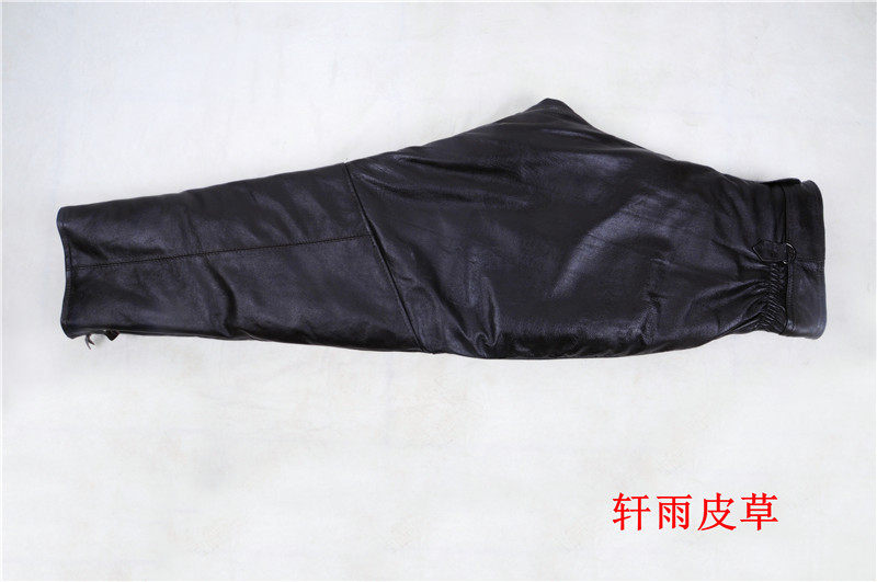 Pantalon cuir homme pour hiver - Ref 1492047 Image 4