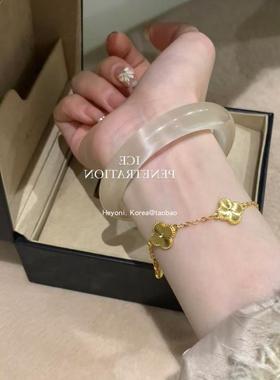 女新中式高级手链四叶草