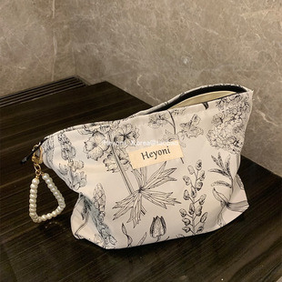 HEYONI韩国高级小众化妆包女大容量简约出游洗漱收纳袋出差便携