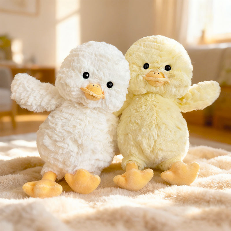 卡通要冲鸭公仔毛绒玩具大黄鸭抱枕玩偶儿童安抚鸭子娃娃生日礼物