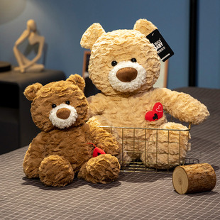 抱抱宝贝小熊丹尼尔熊公仔毛绒玩具布娃娃公仔爱心泰迪熊生日礼物