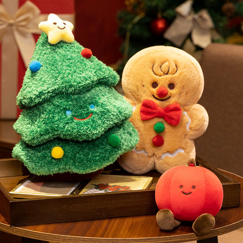 圣诞树毛绒玩具公仔PP棉