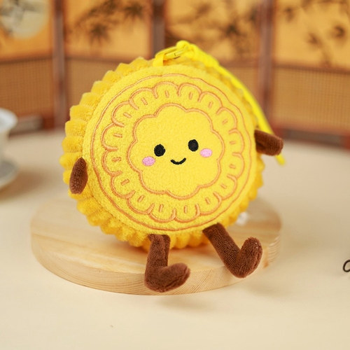 中秋节仿真可爱月饼抱枕小挂件玩偶毛绒玩具玉兔公仔礼物创意礼品