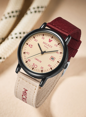 迪士尼手表女学生初高中2025新款高颜值静音考试老师推荐生日礼物