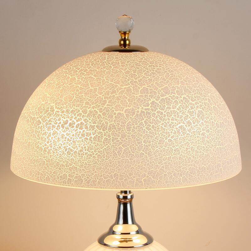 彤靓卧室床头台灯玻璃灯罩婚庆学习书房温馨暖光手工吹制灯罩外壳