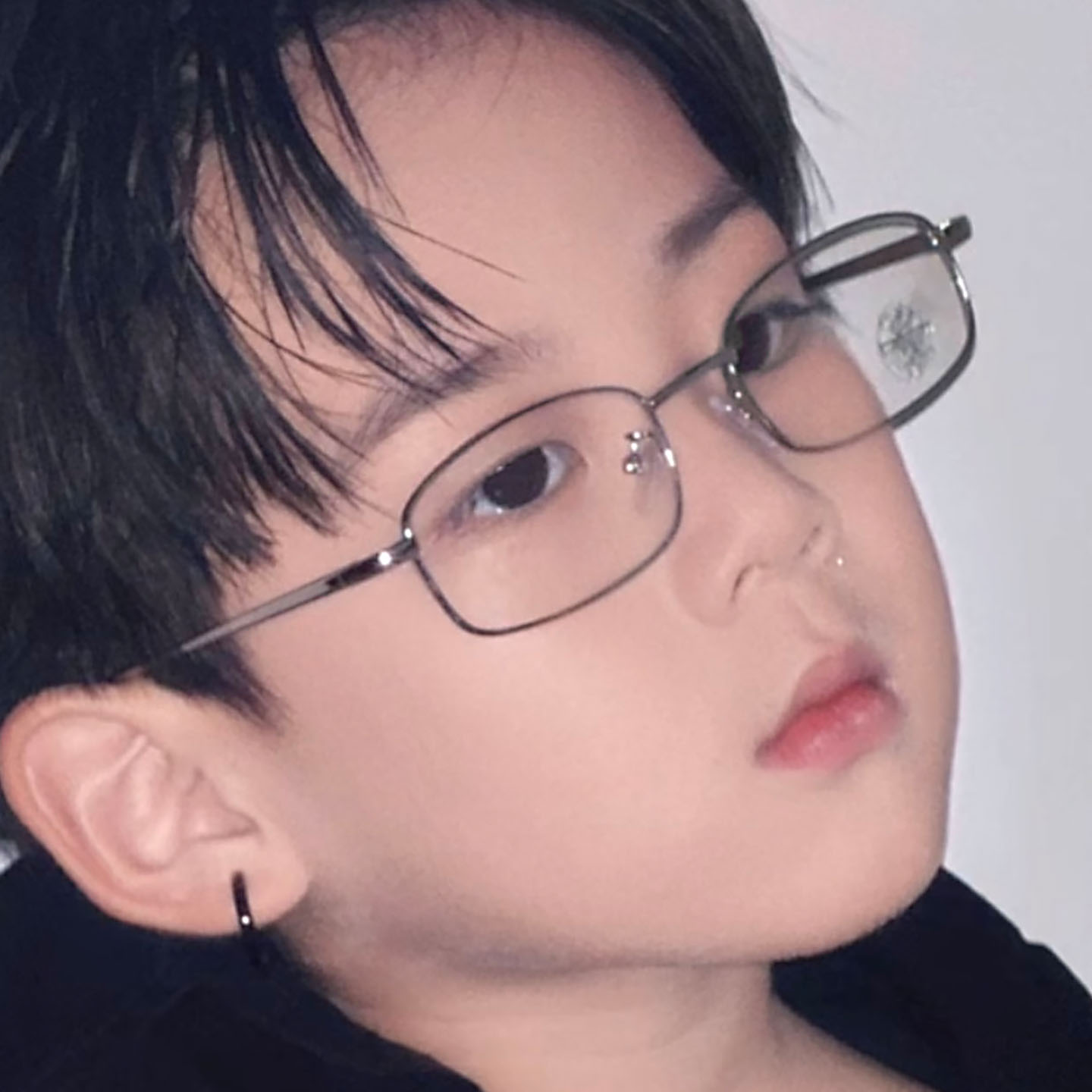 儿童韩版素颜镜痞帅风时尚眼镜男女孩造型镜框