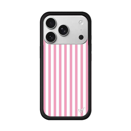 欧美wf粉色条纹手机壳适用苹果17/18ProMax手机壳iphone16/15/14/13/12/plus/air硬壳全包防摔同款个性保护套