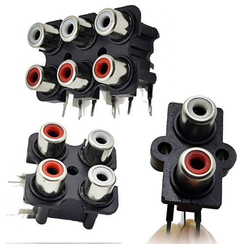 莲花母座音箱座配件莲花头插座