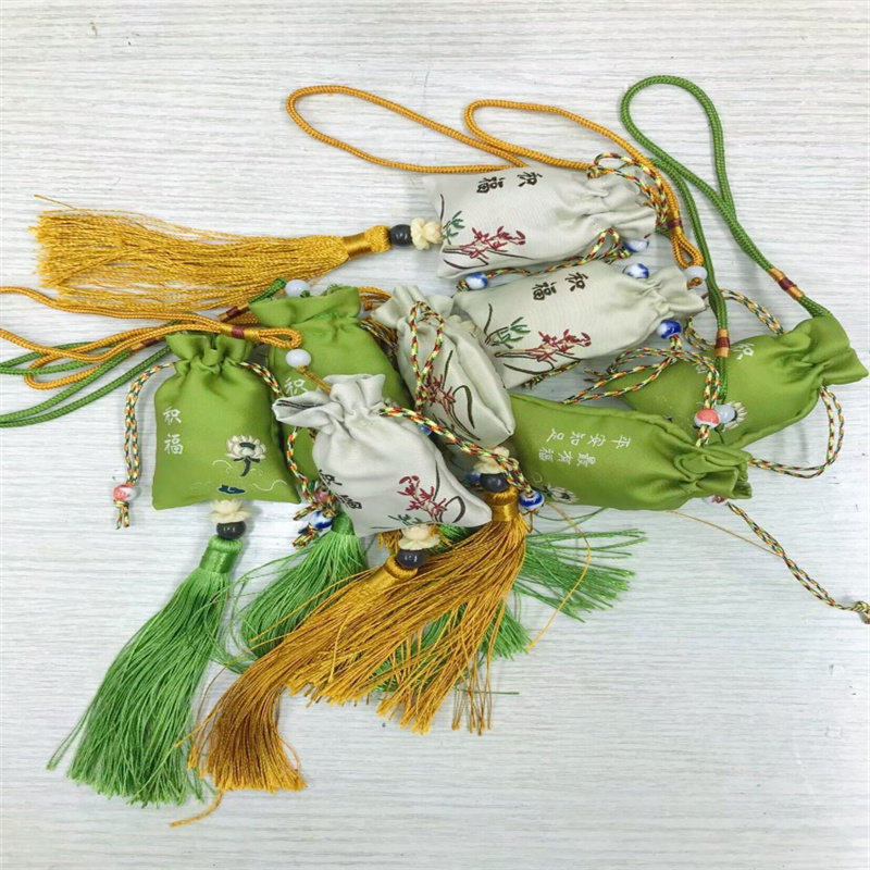 香包天然薰衣草籽香囊车挂件中国风香袋衣柜除味飘香味送朋友礼物