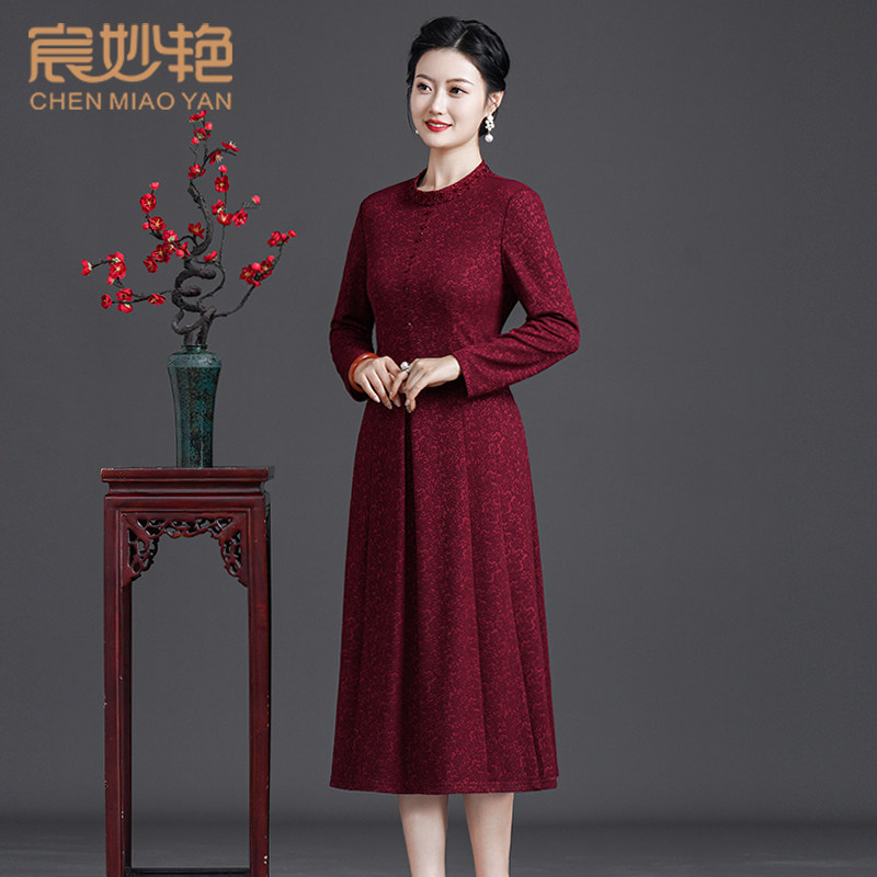 高贵优雅喜婆婆婚宴礼服