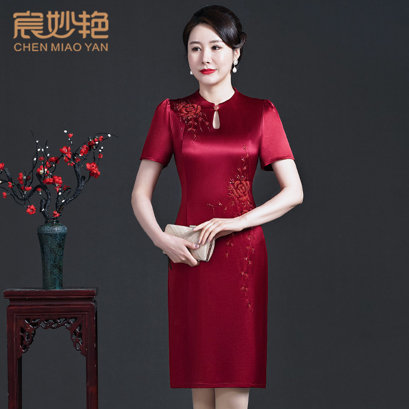 宸妙艳高贵优雅喜婆婆婚宴装