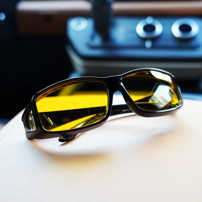 新款时尚户外近视套镜夜视黄色镜片太阳镜运动骑行男女式偏光眼镜