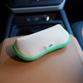 户外挂钩超轻眼镜盒女拉链布艺便携近视太阳镜挂包墨镜收纳眼睛袋