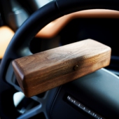 胡桃木实木眼镜盒 眼镜框收纳盒近视眼睛盒礼品 复古学生便携防压