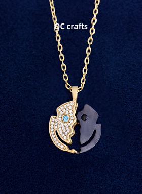 分裂笑脸吊坠EYEFUNNY快乐留一半