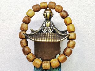 文莱 星洲系 桶珠 沉香 9mm 天然结香 草木清香凉感 供佛 佩戴