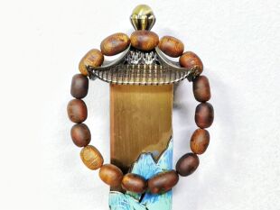 海南绿奇楠沉香乌身圆叶树心油手串 天然结香 花香凉感 供佛 佩戴