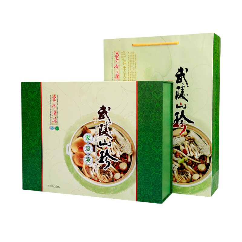 重庆土特产 武陵山珍家庭宴干货礼盒 羊肚菌松茸礼品煲汤食材礼盒