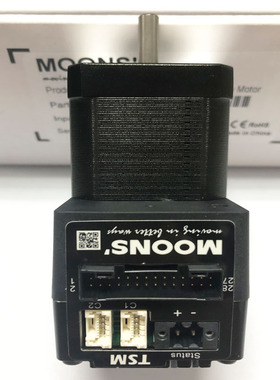 鸣志MOONS集成步进伺服电机42基座0.52NmRS485通讯TSM17S-3RG议价