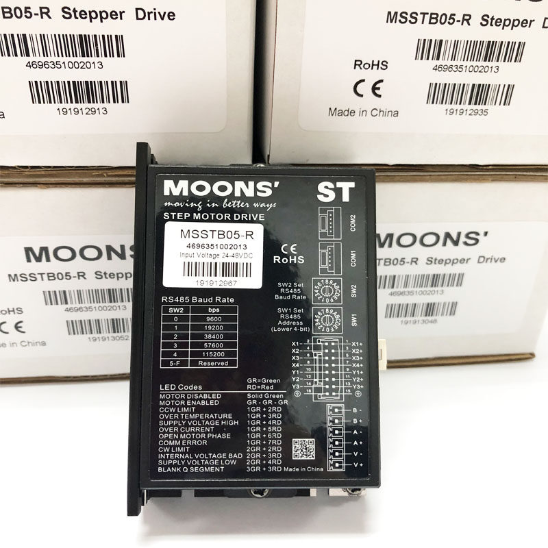 鸣志MOONS MSSTB05/10-R系列 总线控制步进电机驱动器 议价