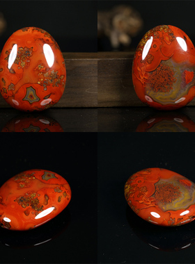 珏艺坊宣化战国红玛瑙精品特色勒子桶珠背云吊坠挂坠配饰LDTS-35