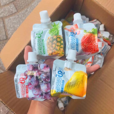 小金鼠乐s吸吸果冻低脂可吸果冻布丁吸的冻儿童零食混合口味包邮