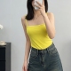 2026春夏95棉修身 美背吊带露背外穿背心女紧身上衣 内搭百搭打底衫