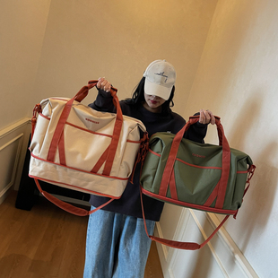 大容量旅行包女短途出差行李包男轻便手提包运动健身包待产收纳袋