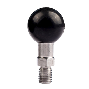 摩托车电动车后视镜螺丝球头底坐M8M10手机支架配件不锈钢牢固