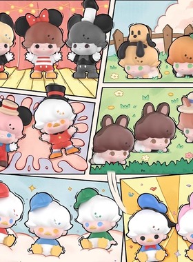 【POP MART泡泡玛特】Dimoo + 迪士尼唐系列老鸭正版萌粒手办摆件