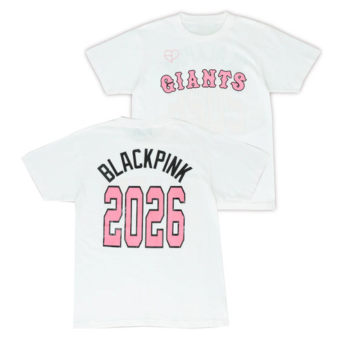 BLACKPINK粉墨DEADLINE2026演唱会宽松应援韩版纯棉圆领短袖T恤女
