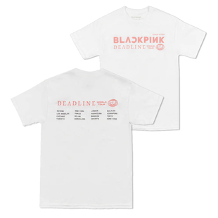 T恤宽松纯棉衣服上衣 BLACKPINK粉墨周边2026回归演唱会应援服短袖