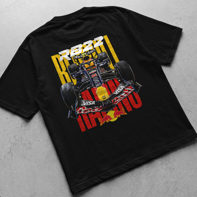 2026F1赛车红牛车队RB22短袖T恤衫男女半袖休闲日常圆领纯棉宽松