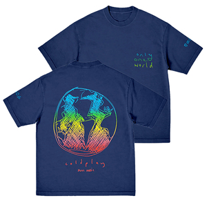 ColdplayT恤短袖2025酷玩乐队世界巡演唱会应援衣服香港摇滚水洗