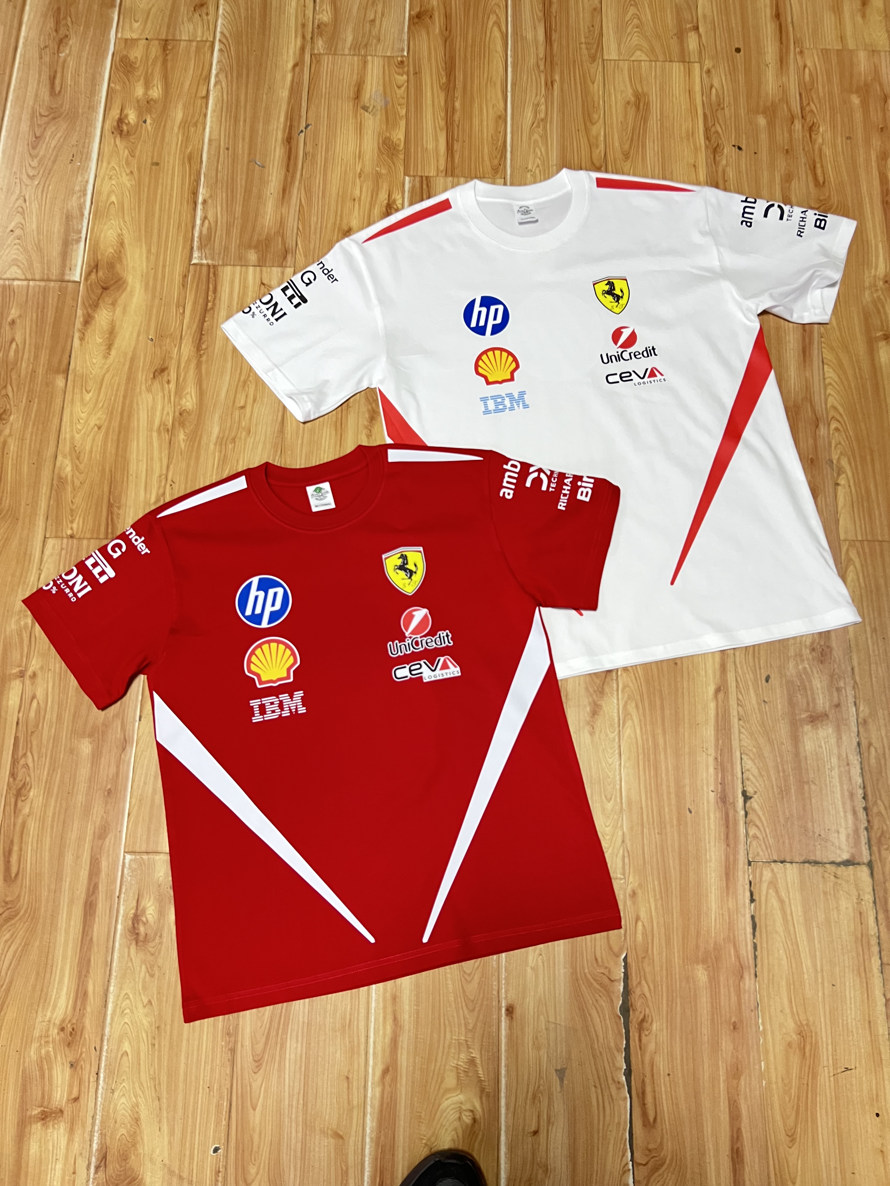 F1赛车服2026法拉利车队短袖T恤勒克莱尔16号 老四老汉密尔顿44号