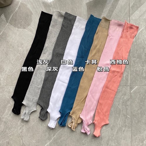 春夏薄款芭蕾舞过膝袜高筒堆堆袜过膝长筒袜网红同款踩脚袜套纯色