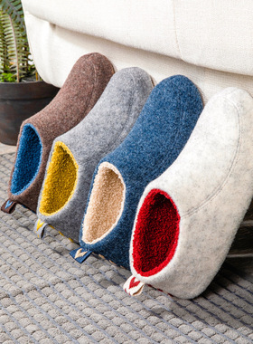 家居家室内家用包跟棉拖鞋软底秋冬男保暖女加厚加绒地板防滑棉鞋