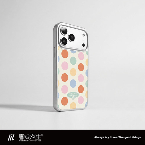 橘子软糖 LIL适用苹果华为小米手机壳iPhone17promax新款16磨砂15ins超薄14文艺复古独特电镀少女波点防摔