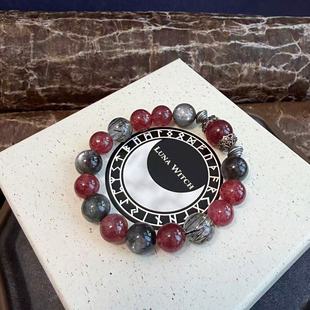 【1月NEW】无尽的爱和吸引力仪式感手链 草莓晶星辉骨干水晶手链